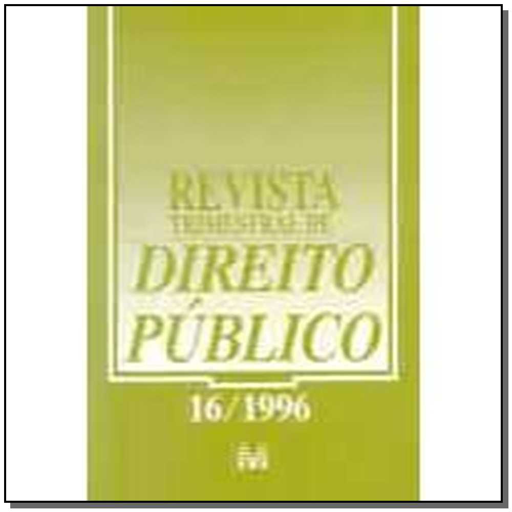 Revista Trimestral De Direito Publico Ed. 16
