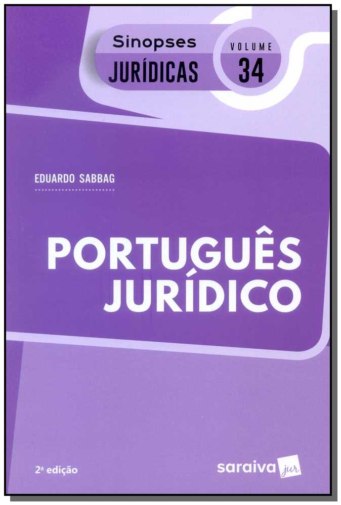 Sinopses Jurídicas - Vol. 34 - Português Jurídico - 02Ed/18