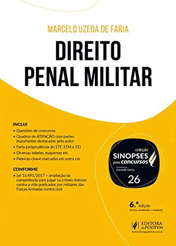 Sinopses Para Concursos - Vol. 26 - Direito Penal Militar - 06Ed/19