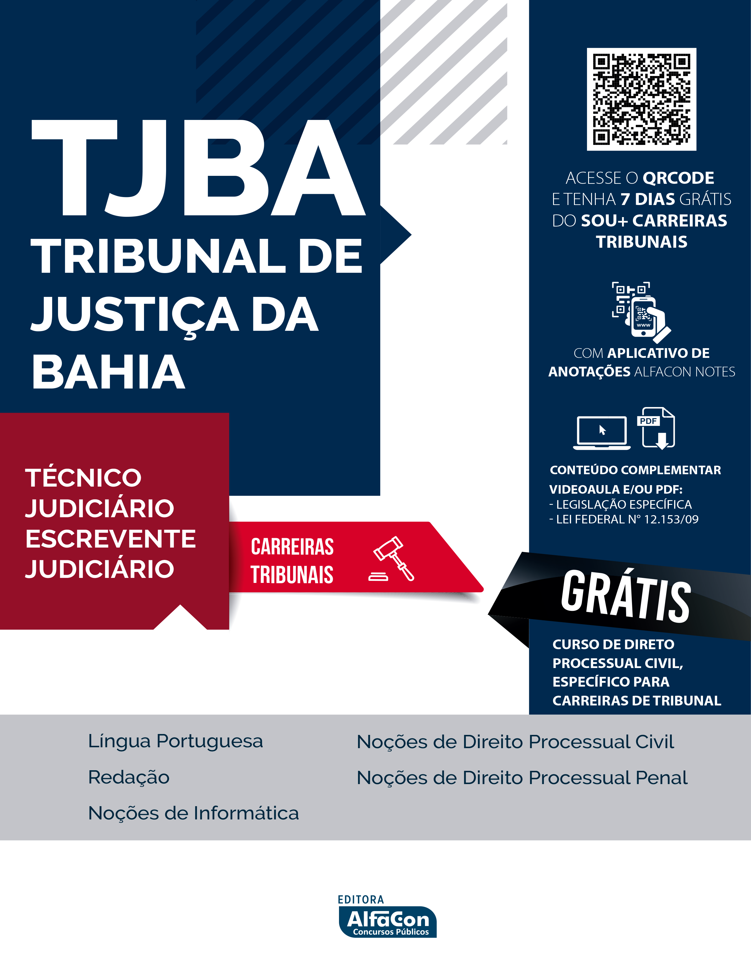 Técnico Judiciário e Escrevente Judiciário Tribunal De Justiça Da Bahia - Tj Ba