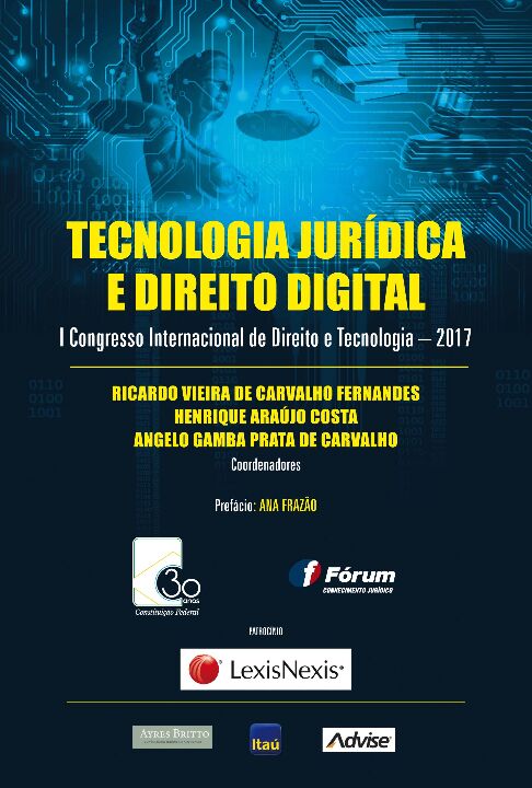 Tecnologia Jurídica e Direito Digital - i Congresso Internacional De Direito e Tecnologia