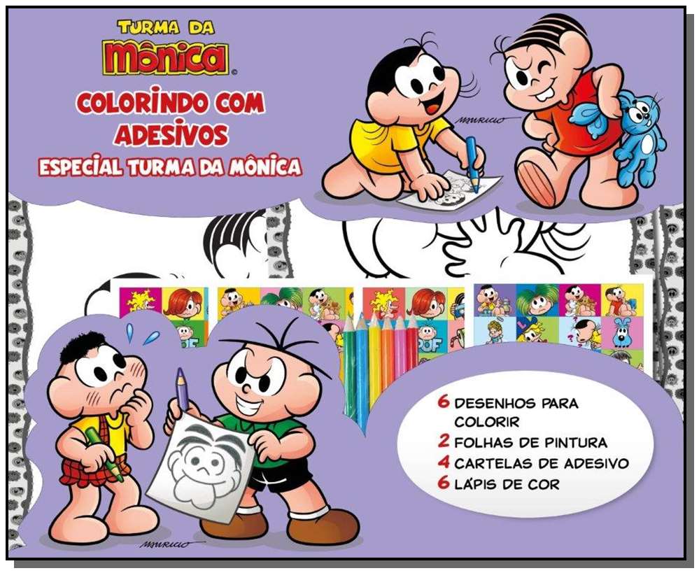 Turma da Mônica - Colorindo Com Adesivos Especial - Turma da Mônica