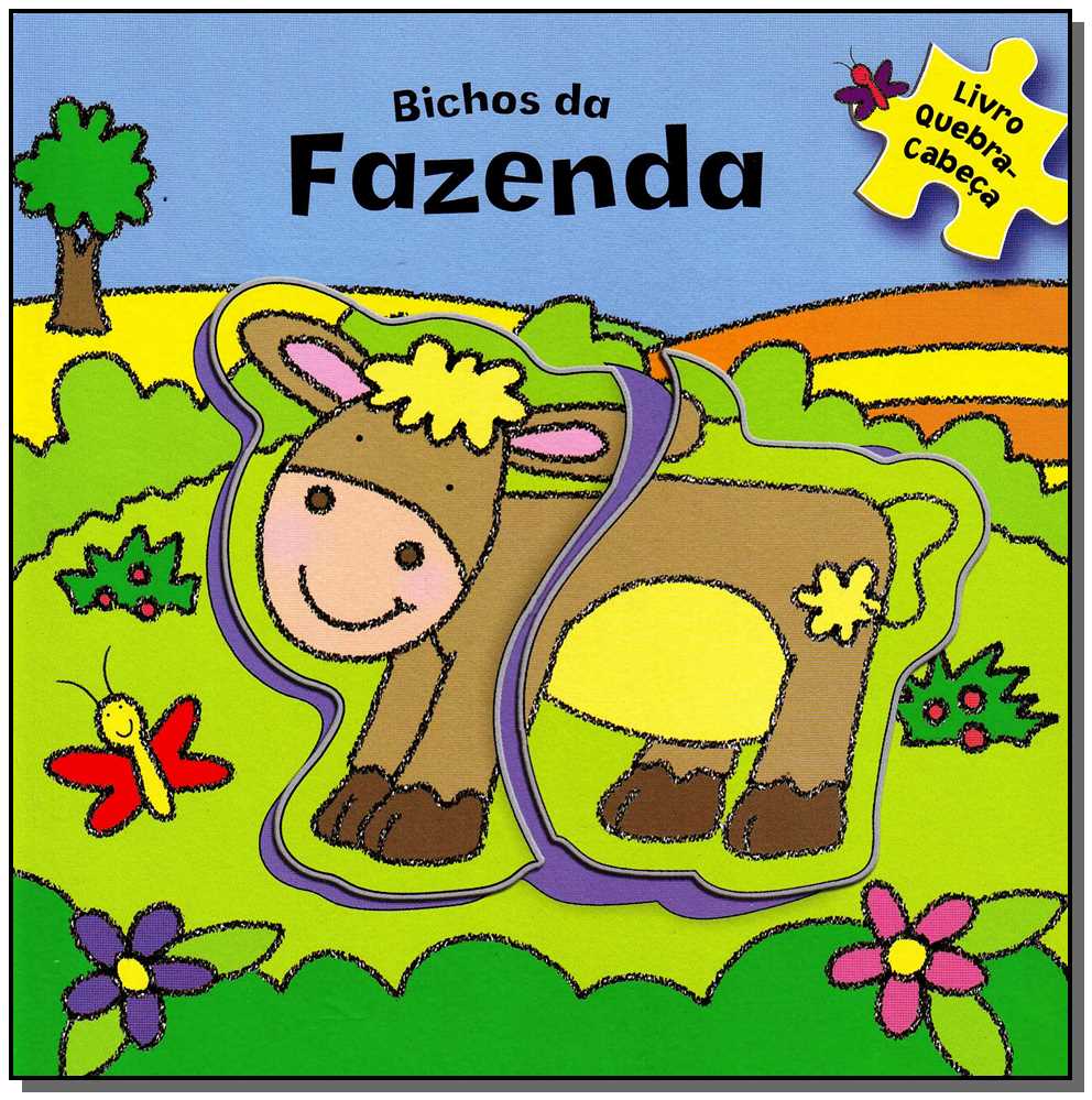 Zz-bichos Da Fazenda - Livro Quebra Cabeca