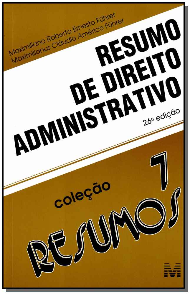Zz-resumo (07) Direito Administrativo - 26Ed/12