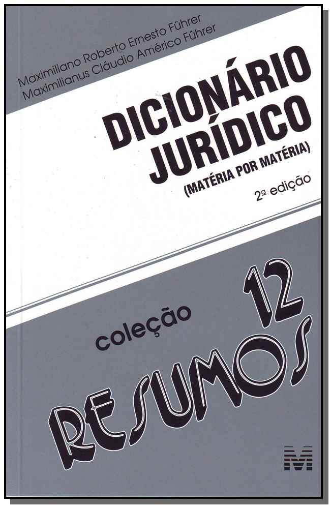Zz-resumo (12) Dicionario Juridico - 02Ed/09