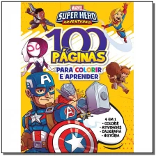 100 Paginas para Colorir - Marvel Super Heros Adventure