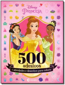 500 Adesivos - Disney Princesa