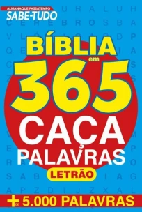 Almanaque Passatempo Sabe-Tudo - Bíblia em 365 Caça Palavras-  Letrão