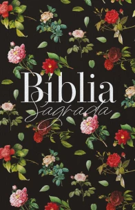 Bíblia Arc 860 Rosas do Campo Preta - Letra Normal - Almeida Revista e Corrigida