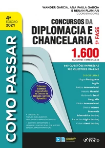 Como Passar Em Concursos Da Diplomacia e Chancelaria - 1.600 Questões Comentadas - 04Ed/21